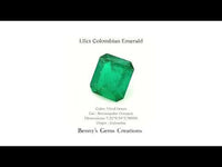1.11cts Vivid Green Colombian Emerald - Benny's Gems Creations
