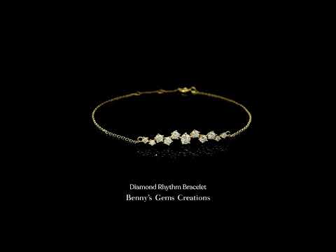 Delicate Rhythm Diamond Bracelet