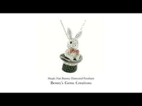 Magic Hat Bunny Diamond Pendant