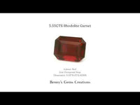 5.55CTS Rhodolite Garnet - Benny's Gems Creations