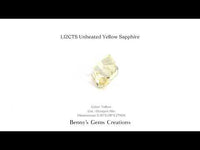 1.12 Carat Unheated Yellow Sapphire – Natural Untreated Yellow Sapphire Gemstone with Bright Golden Hue and Excellent Clarity