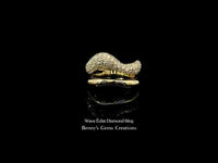 Wave Éclat Diamond Ring