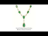 Emerald Goddess Diamond Necklace