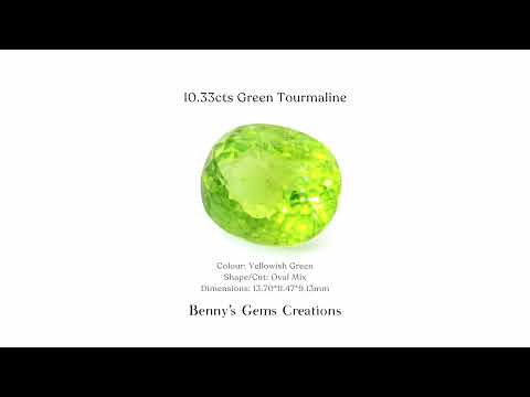 10.33cts Green Tourmaline