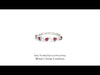 Elegant Ruby Twinkle Diamond Stack Ring featuring vibrant rubies and sparkling diamonds