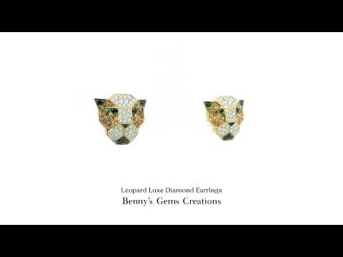 Leopard Luxe Diamond Earrings