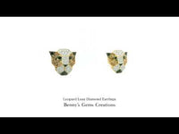 Leopard Luxe Diamond Earrings