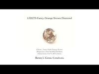 1.02CTS Fancy Orange Brown Diamond