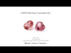 4.34CTS Pink Heart Tourmaline Pair with vibrant pink hue