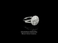 Bedazzling Button Diamond Ring