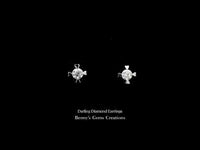 Timeless Darling Diamond Earrings in 18K gold, sophisticated style