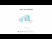 16.48 carats aquamarine gemstone with captivating light blue hue and exceptional clarity, perfect centerpiece for luxury jewelry designs