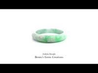 Natural Jadeite Bangle with smooth polished finish