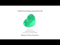 2.08CTS Colombian Emerald No Oil