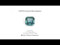 1.09CTS Unheated Blue Sapphire - Benny's Gems Creations