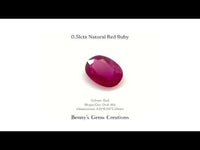0.51cts Natural Red Ruby