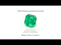 1.63Cts Mariposa Colombian Emerald
