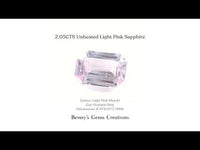 2.05CTS Unheated Light Pink Sapphire
