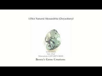 1.01cts Natural Alexandrite Chrysoberyl Gemstone with Color-Changing Brilliance
