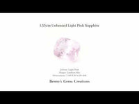 1.55cts Unheated Light Pink Sapphire
