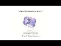 1.08Cts Unheated Purple Sapphire