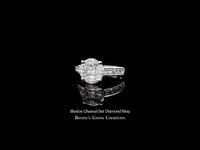 Illusion Channel Set Diamond Ring with sparkling stones in fine jewelry setting for special occasions
