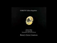 0.68CTS Yellow Sapphire
