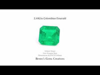 2.44Cts Colombian Emerald - Benny's Gems Creations
