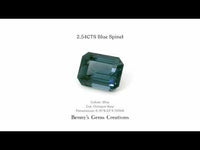 2.54CTS Blue Spinel - Benny's Gems Creations
