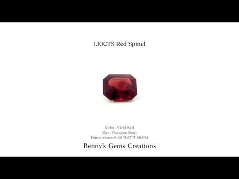 1.10CTS Red Spinel
