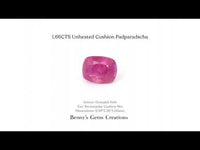 1.66CTS Unheated Cushion Padparadscha - Benny's Gems Creations
