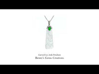 Icy Jadeite Pendant - Benny's Gems Creations

