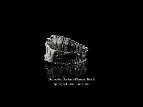 Glimmering Diamond Bangle