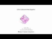 1.97 Carat Unheated Pink Sapphire – Natural Untreated Pink Sapphire Gemstone with Vivid Color and Exceptional Clarity