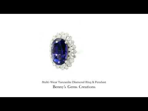 Multi-Wear Tanzanite Diamond Ring & Pendant