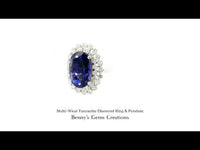 Multi-Wear Tanzanite Diamond Ring & Pendant