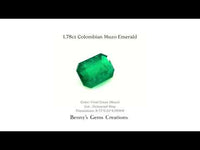 1.78cts Colombian Muzo Emerald - Benny's Gems Creations