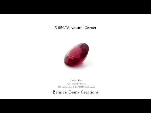 3.65CTS Natural Garnet