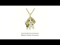 Sweet Beagle Diamond Pendant