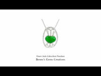 Heart Jade Cabochon Pendant - Benny's Gems Creations
