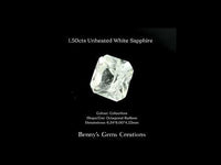 1.50cts Unheated White Sapphire