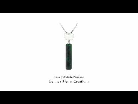 Lovely Jadeite Pendant showcasing natural green tones, for graceful appeal and everyday elegance