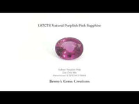 1.87CTS Natural Purplish Pink Sapphire - 1.87CTS Natural Purplish Pink Sapphire