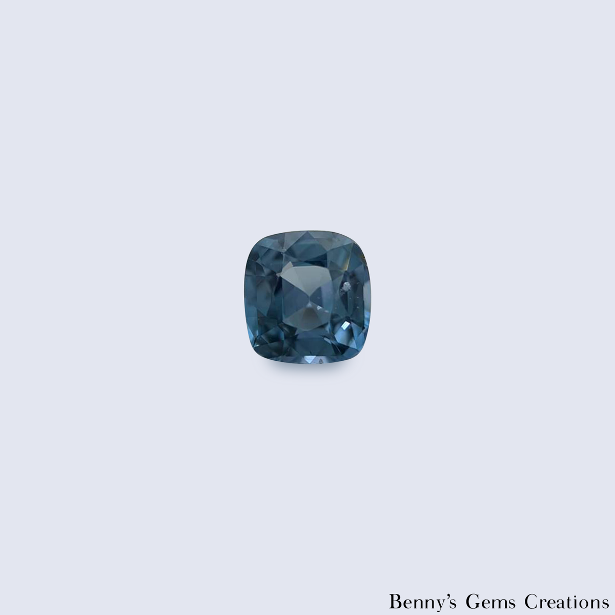 1.62cts cushion faceted blue spinel