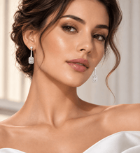 Radiant Éclat Diamond Drop Earrings - Benny's Gems Creations