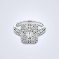 Radiant Emerald Illusion Ring - Benny's Gems Creations