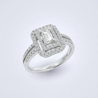 Radiant Emerald Illusion Ring - Benny's Gems Creations