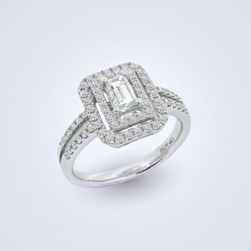 Radiant Emerald Illusion Ring - Benny's Gems Creations