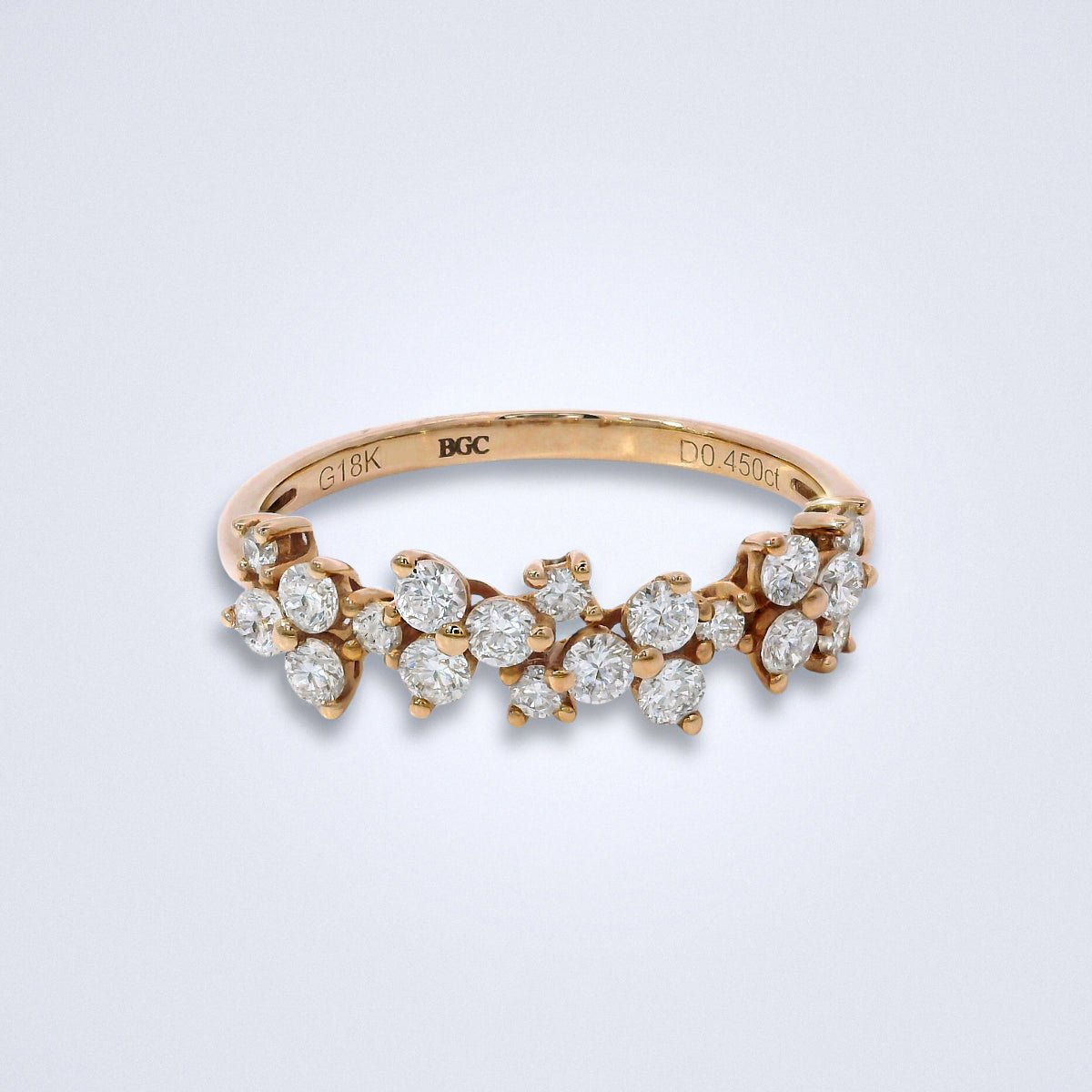 Radiant Grace Diamond Stack Ring - Benny's Gems Creations