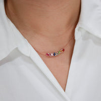 Rainbow Horizon Necklace - Benny's Gems Creations